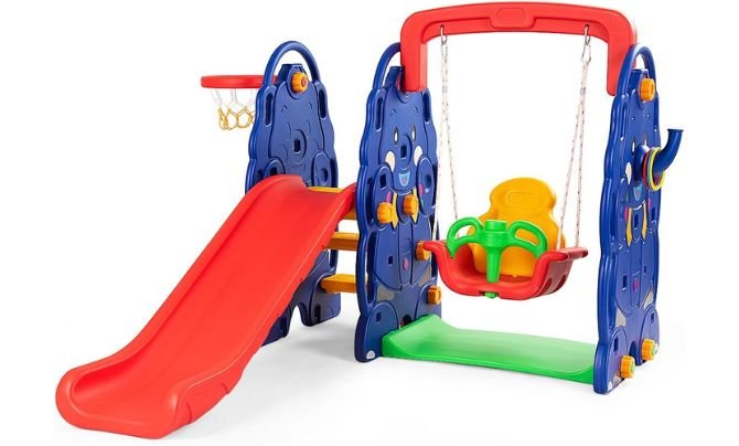 Costzon Toddler 4-in-1 Long Slide Set Review