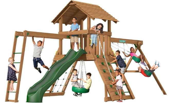 Creative Playthings Northbridge Pack 4 Wooden Swing Set Review