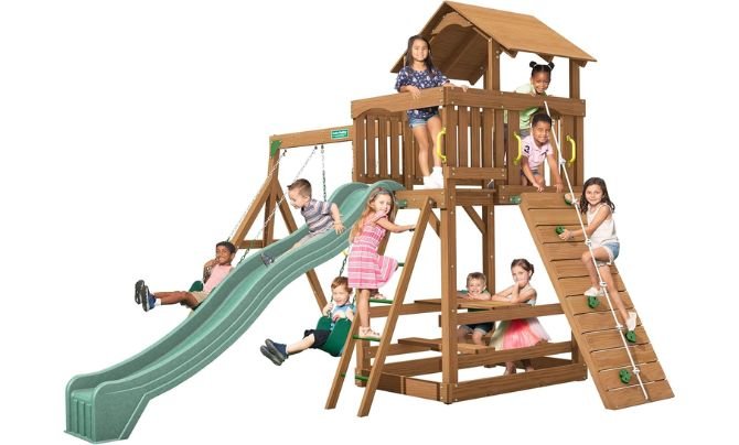 Creative Playthings Spring Hill Wooden Swing Set Review