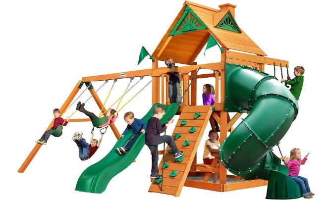 Gorilla Playsets Mountaineer Wood Swing Set Review