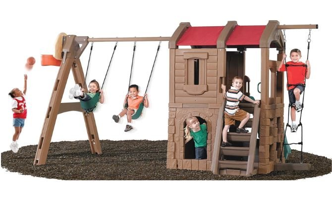 Plastic or Composite Swing Sets