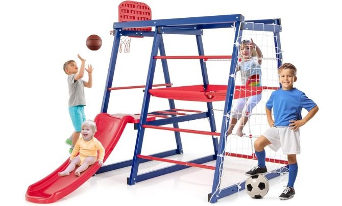 Rope and Net Climbing Tower – Best Active Playsets for Adventurous Kids