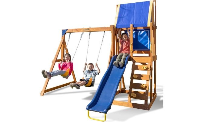 Sportspower North Peak Wooden Swing Set Review – Sturdy Backyard Playset for Endless Outdoor Fun