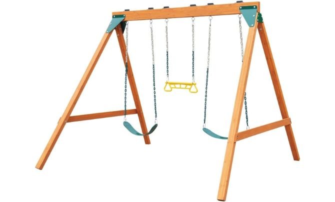 Swing-N-Slide PB 8360 Ranger Wooden Swing Set Review – A Budget-Friendly Classic Among the Best Swing Sets