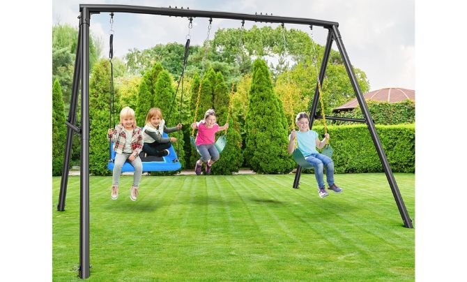 Traditional Swings - Swing and Slide Combo Playsets