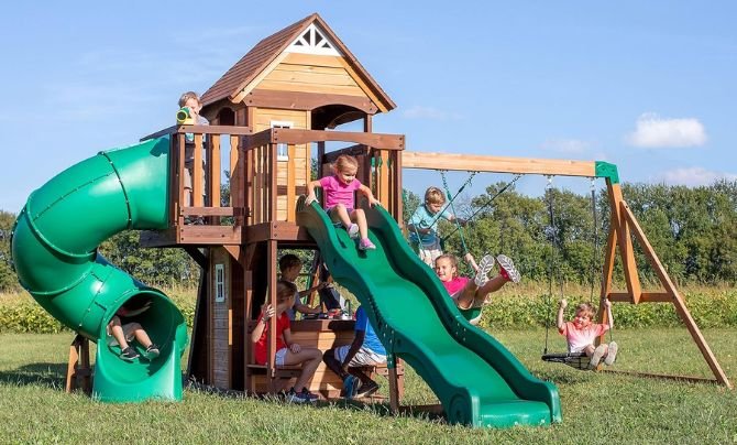 Wooden Swing Sets - How to Anchor a Swing Set Safely in Your Backyard