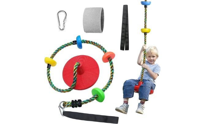Slides, Swings, and Climbing Features
