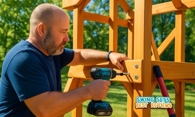 How to Install a Swing Set – Step 2: Assembling the Frame
