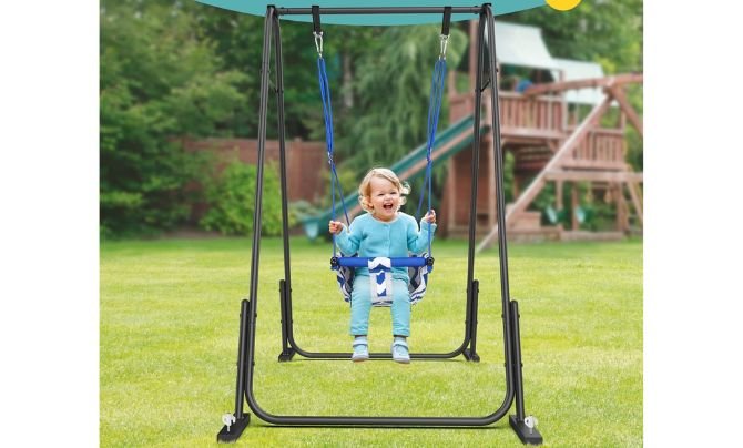 Small Swing Sets for Limited Yards - Space Do You Need for a Swing Set