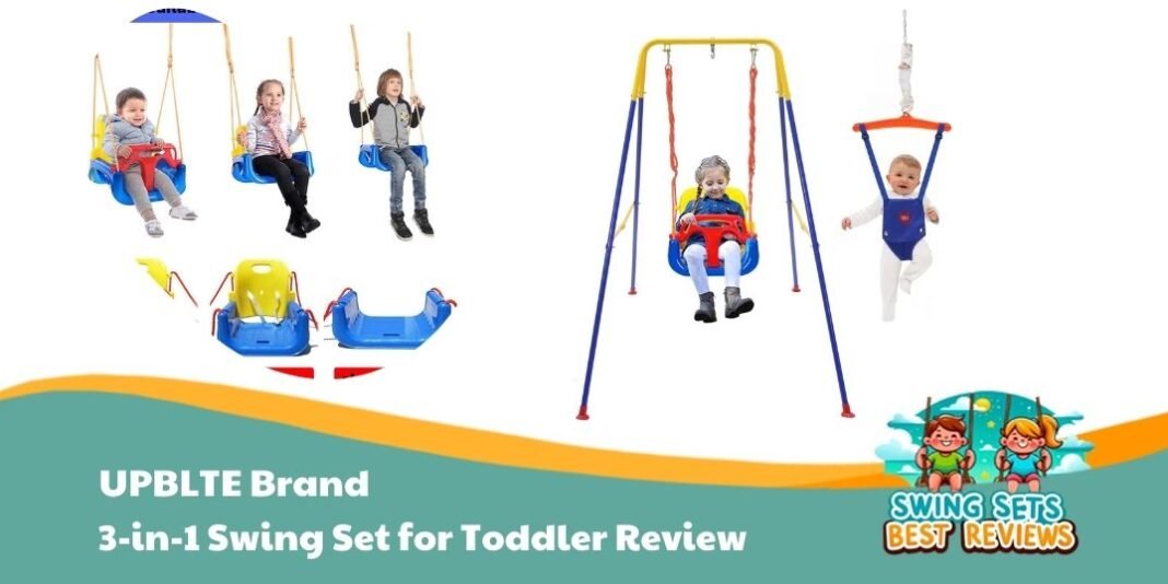 3-in-1 Swing Set for Toddler by UPBLTE Brand Review