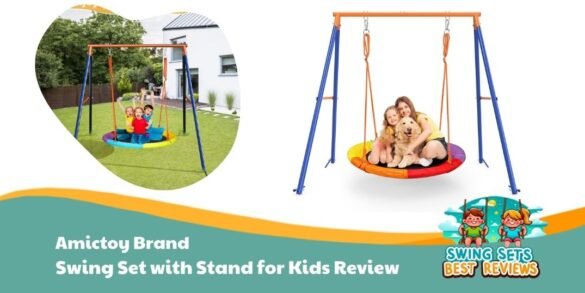 Amictoy Swing Set with Stand for Kids Review