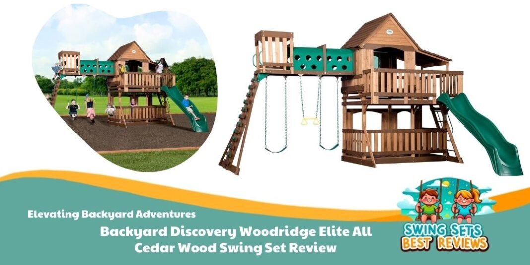 Backyard Discovery Woodridge Elite All Cedar Wood Swing Set Review