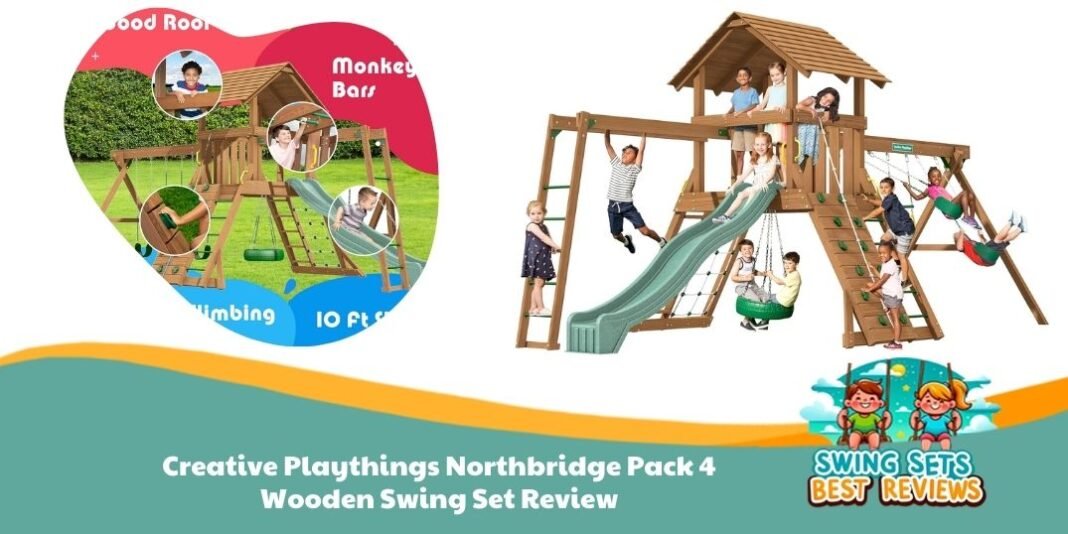 Creative Playthings Northbridge Pack 4 Wooden Swing Set Review