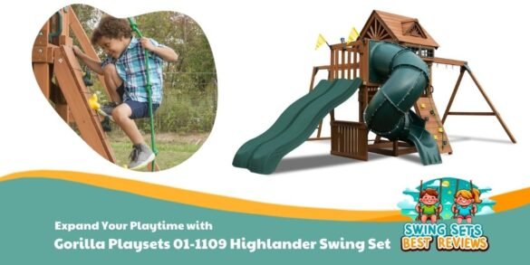 Gorilla Playsets 01-1109 Highlander Swing Set Review