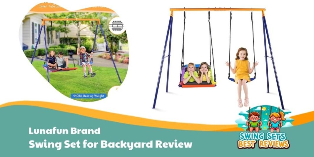 Lunafun Swing Set for Backyard Review