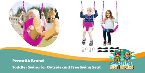 Perantlb Toddler Swing for Outside and Tree Swing Seat