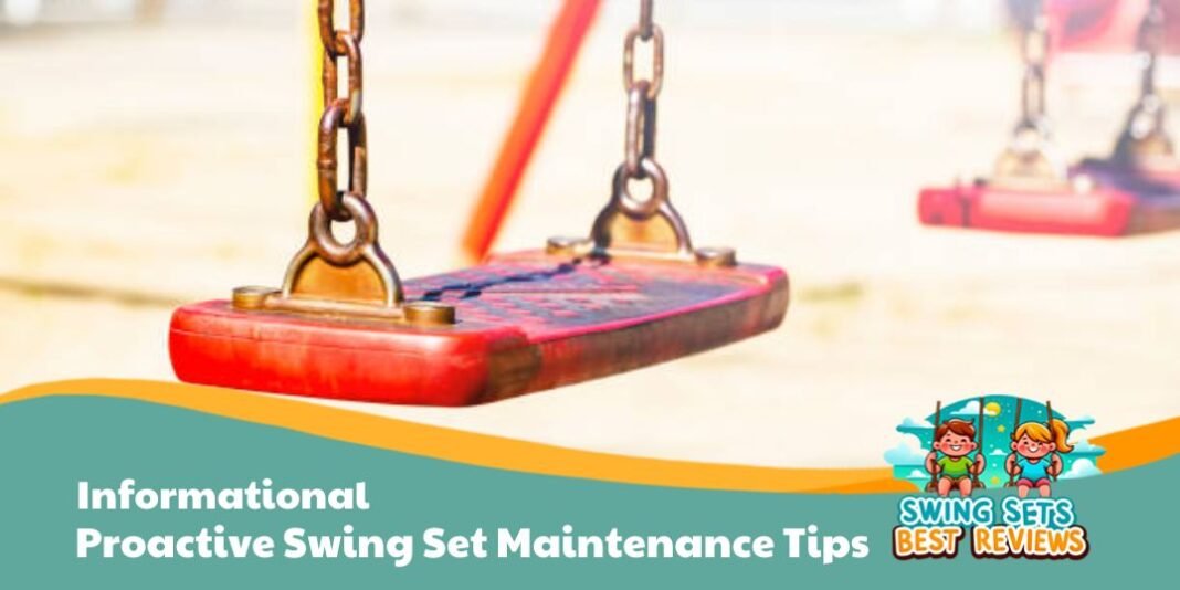 Proactive Swing Set Maintenance Tips