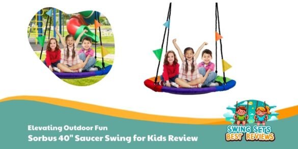 Sorbus 40" Saucer Swing for Kids Review