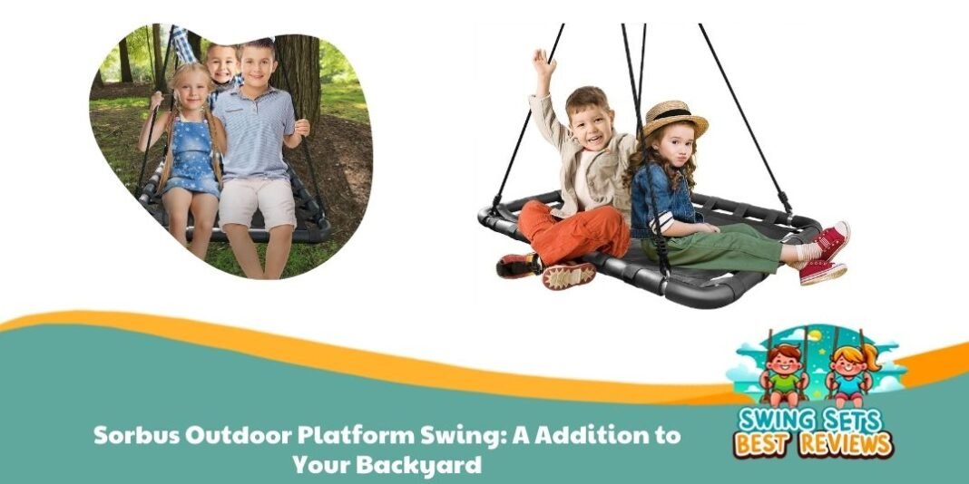 Sorbus Outdoor Platform Swing A Addition to Your Backyard