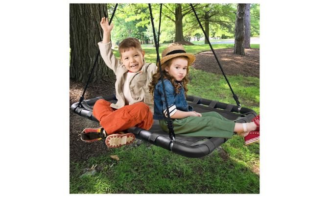 Sorbus Outdoor Platform Swing A Addition to Your Backyard-2