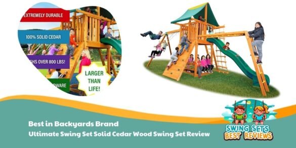 Ultimate Swing Set Solid Cedar Wood Swing Set Review