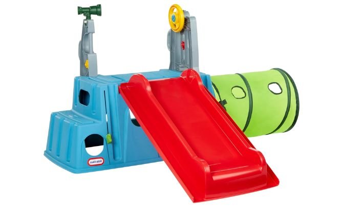 Expand Your Child's Joy with the Little Tikes Easy Store Slide & Explore-1