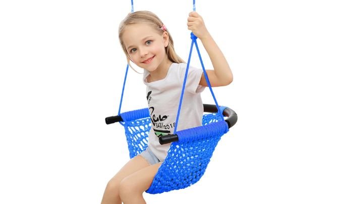 ROPECUBE Hand-Knitting Toddler Swing Review-1