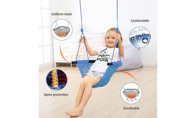 ROPECUBE Hand-Knitting Toddler Swing Review-2