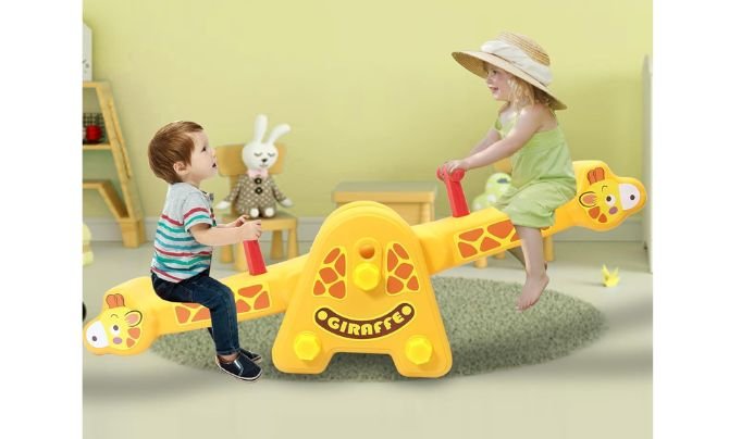 Joyful Yellow Giraffe Seesaw Review