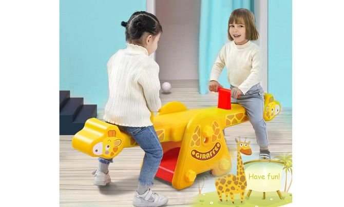 Joyful Yellow Giraffe Seesaw Review 2